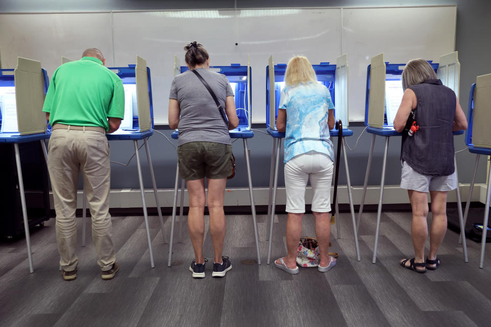 Wisconsin Voters Head To The Polls On State's Primary Day (Scott Olson / Getty Images)