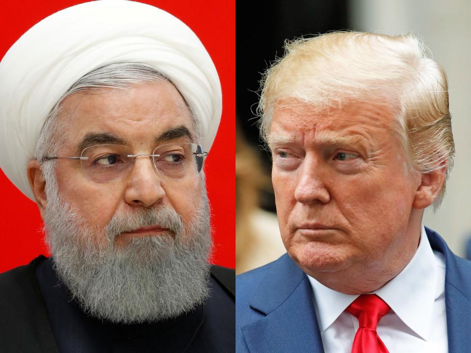 rouhani donald trump iran us war conflict