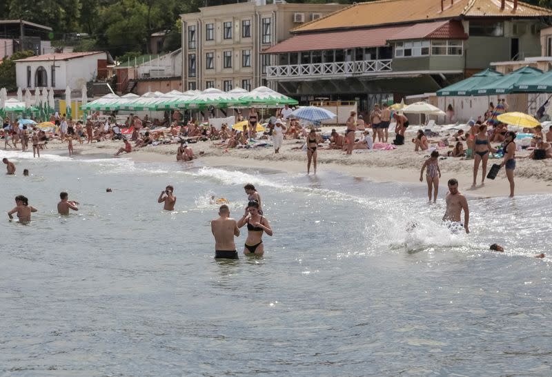 Ukraine S Odesa Opens A Few Beaches For The First Time Since Russian