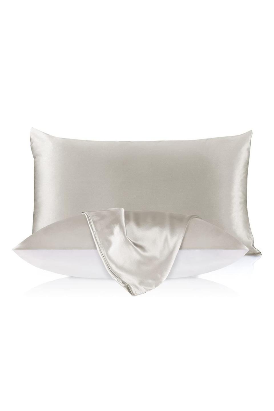 2) LilySilk Mulberry Silk Pillowcase with Cotton Underside