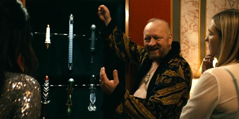 A Russian oligarch flaunts his collection of the Seven-themed sex toys on 'The Boys'