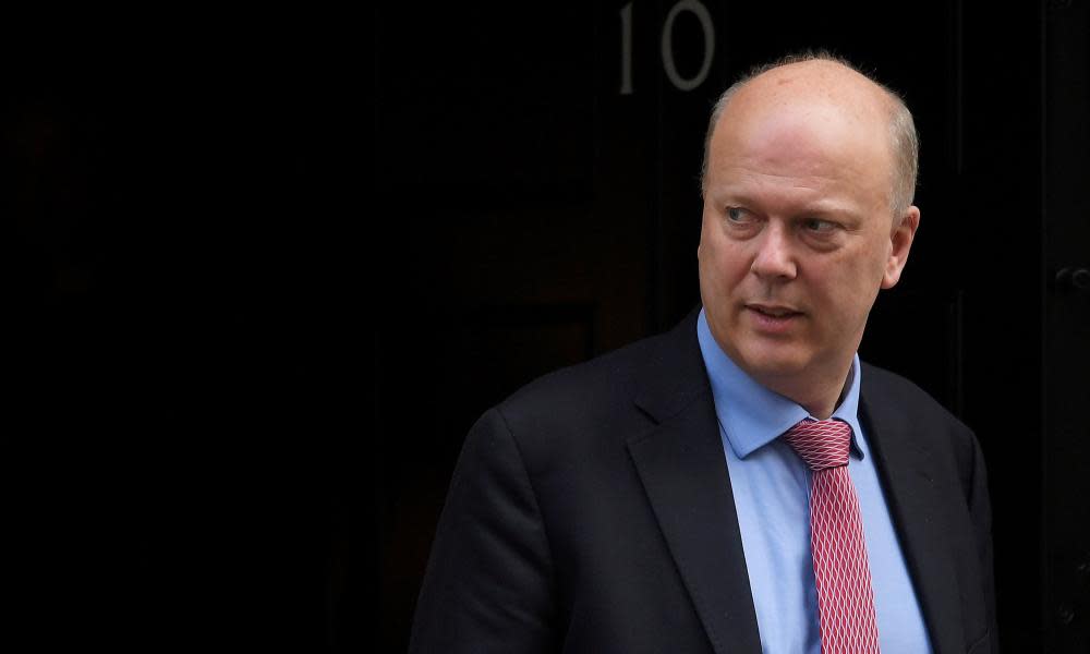 Chris Grayling, now transport secretary, overhauled the probation sector in England and Wales in 2014 when he was justice secretary.
