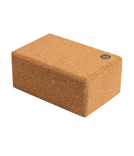 1) Manduka Premium High-Density Cork Yoga Block