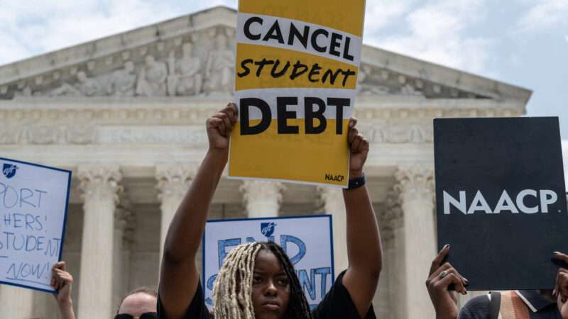 Student loan debt protest