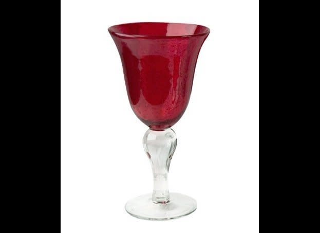 <a href="http://www.target.com/p/Glass-Goblets-Set-of-6-Ruby/-/A-728876#?lnk=sc_qi_detailbutton" target="_hplink">These goblets</a> will bring instant color to any table setting.