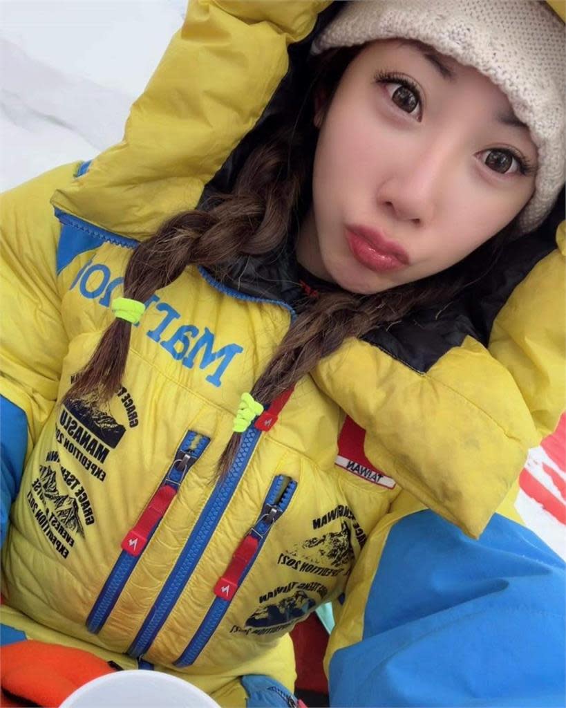 登山正妹曾格爾征服「世界第11高峰」！無氧攻頂G1成台灣第一人