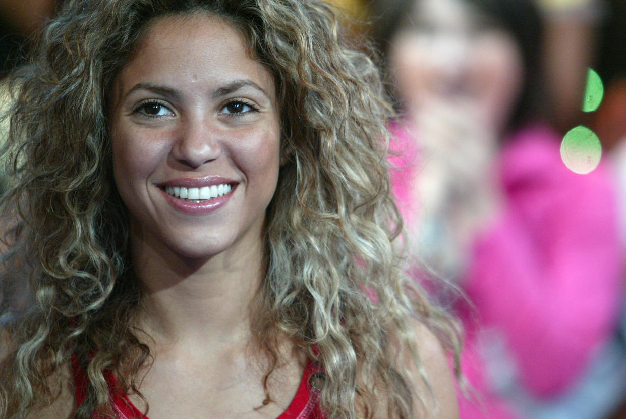 Shakira en MTV: Total Request Live 2005 en Nueva York  (Photo by Peter Kramer/Getty Images)