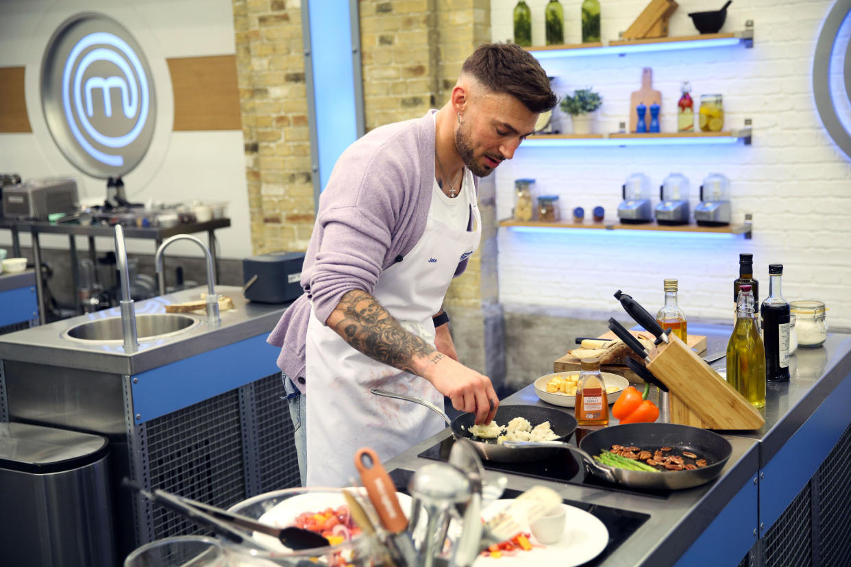 Celebrity MasterChef's Jake Quickenden. (BBC)