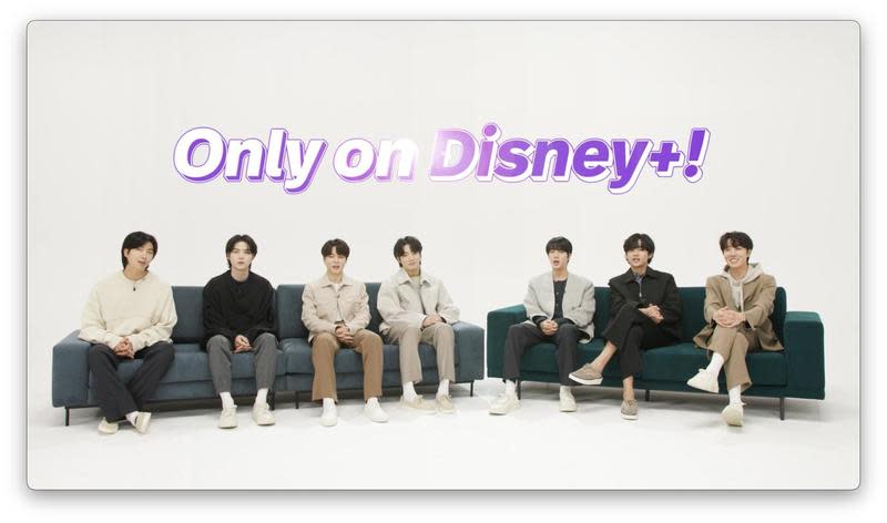 防彈少年團（BTS）的演唱會影片及紀錄片將登上Disney+。（Disney+提供）