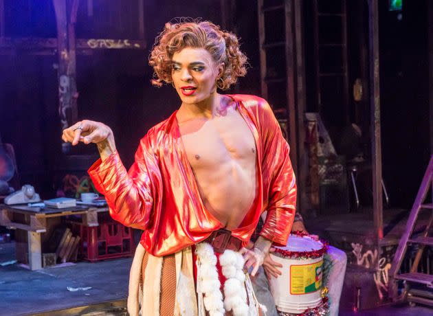 Layton as Angel in Rent in 2016