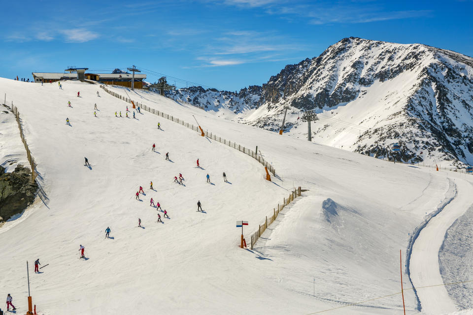 Grandvalira Ski Resort. Soldeu-El Tarter Area. Pyrenees. Andorra.