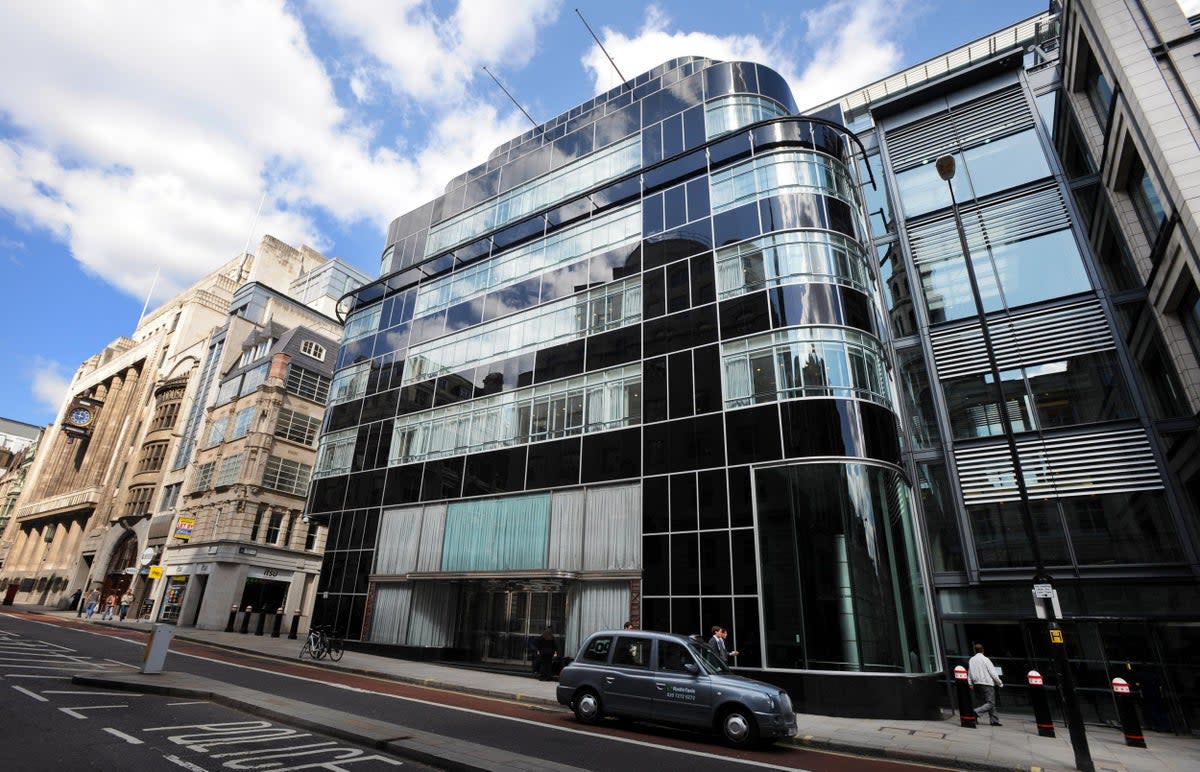 The former Daily Express headquarters is among the buildings being refurbished or newly built in a £5 billion makeover of the former newspaper district  of Fleet Street. (PA)