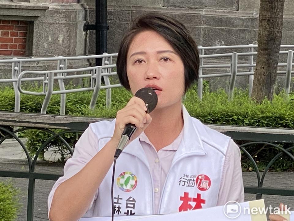 民進黨台北市議員林延鳳。   圖：周煊惠 / 攝（資料照）