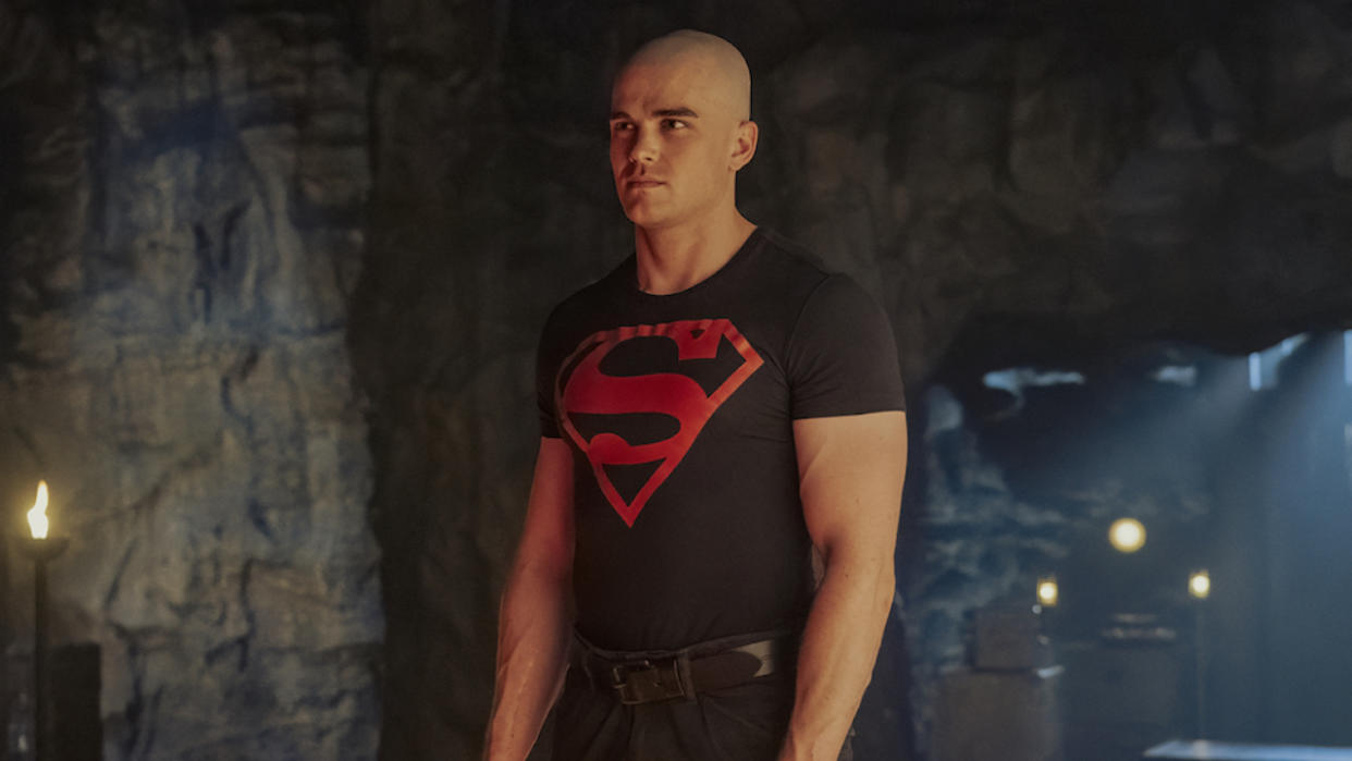  Joshua Orpin as bald Superboy in Titans Season 4 