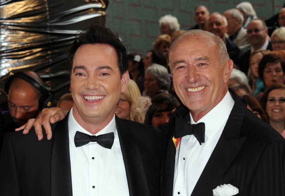 Craig Revel Horwood and late head judge Len Goodman pictured in 2008 (Getty Images)