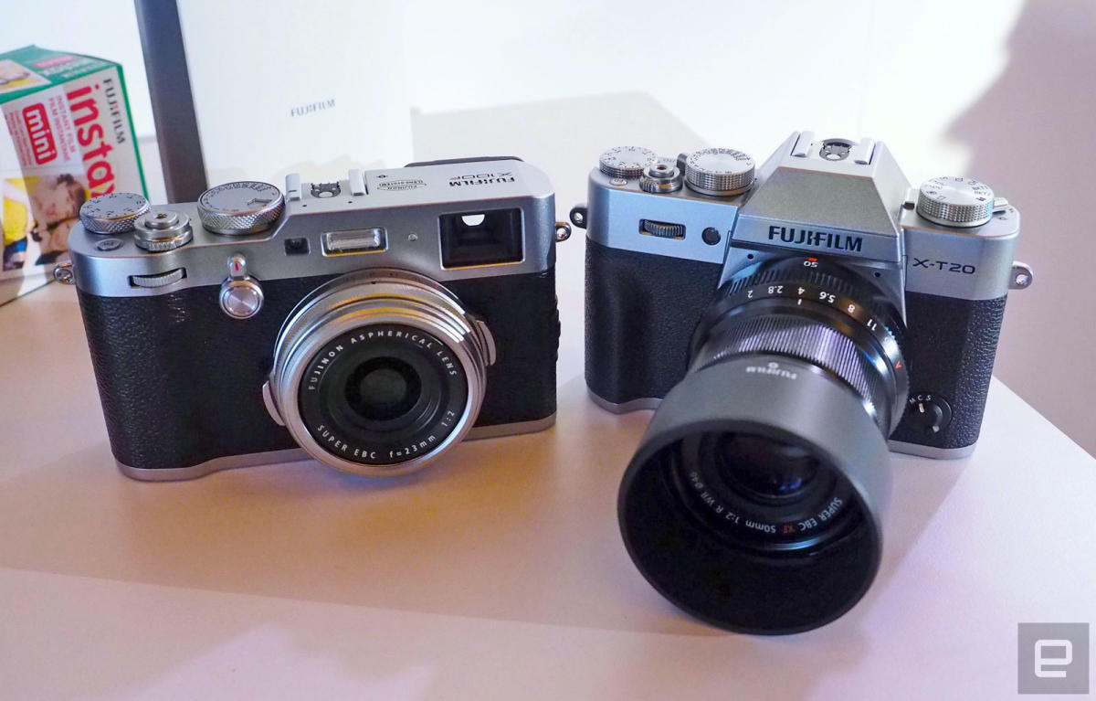 A closer look at Fujifilm's X-T20 and X100F compact cameras | Engadget