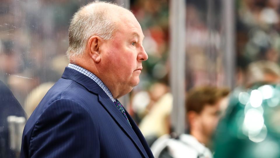 Bruce Boudreau is back in the NHL as the Canucks' new head coach. (Getty)