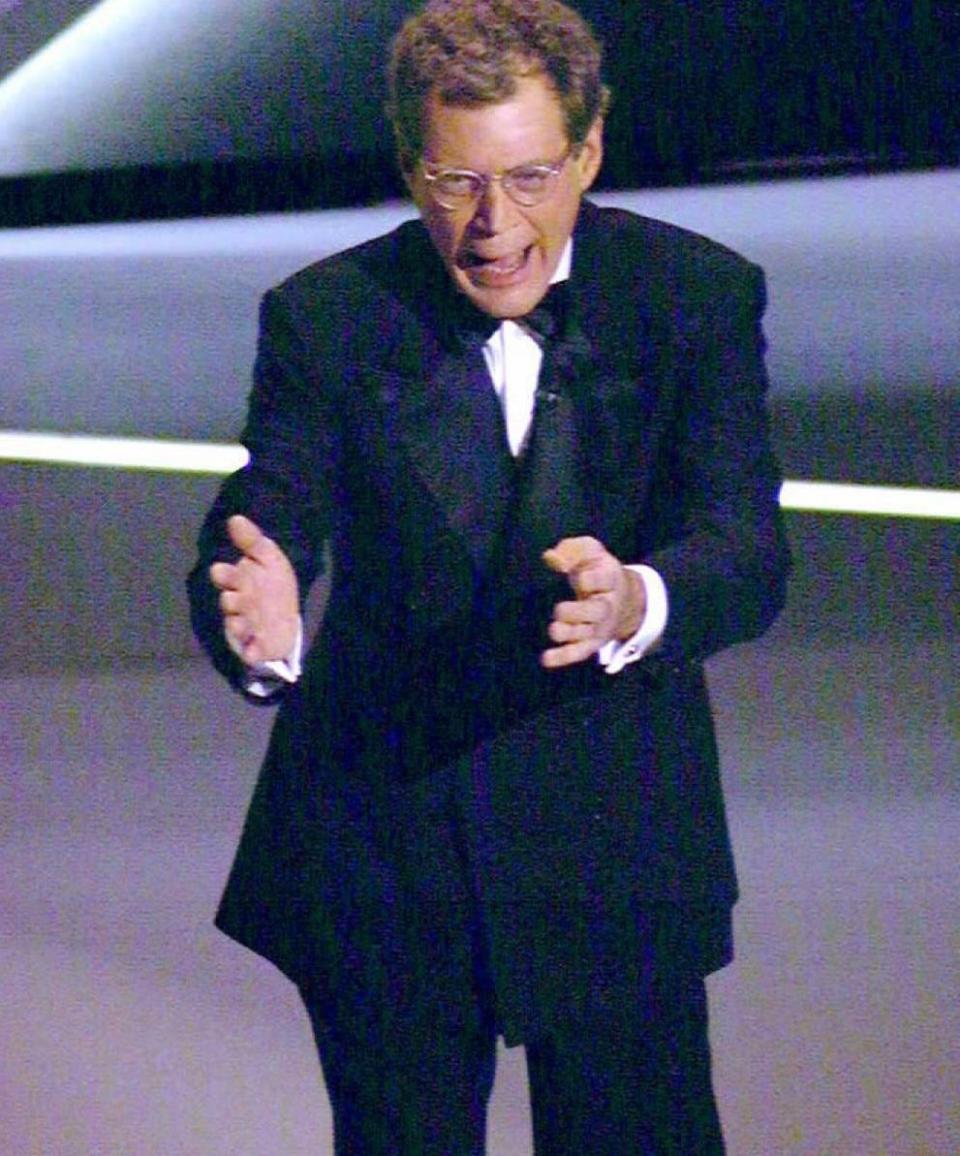 David Letterman hosting the Oscars in 1995 (Getty Images)