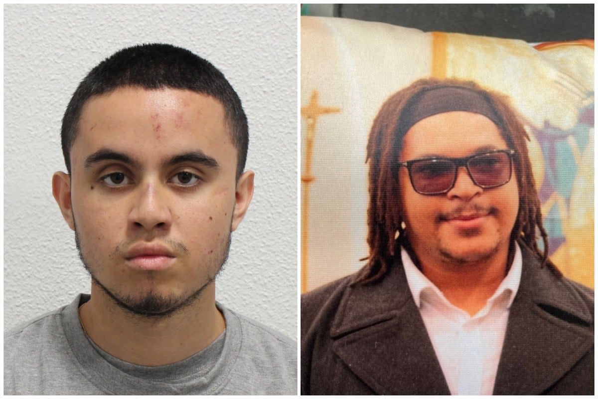 Robbie Munoz (L) claimed he was acting in self defence  when he killed Reece Williams (R)  (Metropolitan Police)