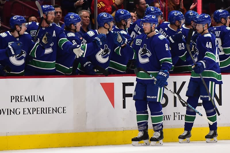 NHL: St. Louis Blues at Vancouver Canucks