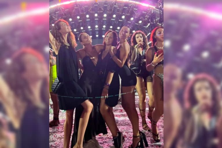 Finalmente, el grupo de amigas ingresó al boliche (Foto Instagram)