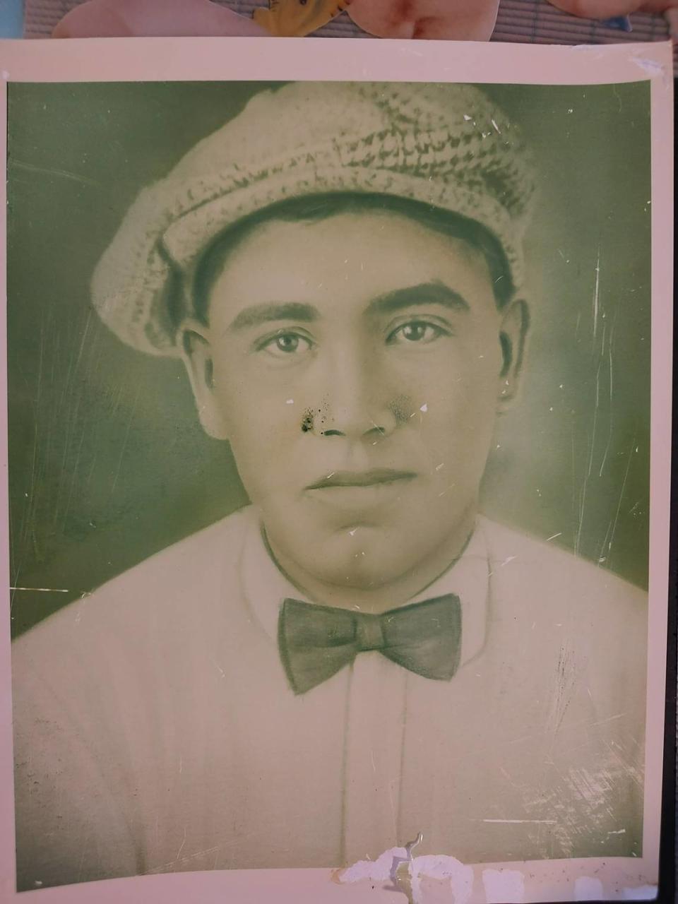 An early 1930s portrait of Jessie Maldonado, who was in his 20s.