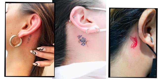 22 Super Pretty Behind The Ear Tattoo Ideas To Inspire Your Next Ink