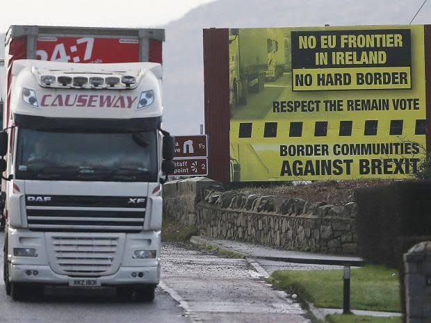 Brexit: High-tech solution to avoid hard Northern Ireland border 'decade away', leaked Home Office document says