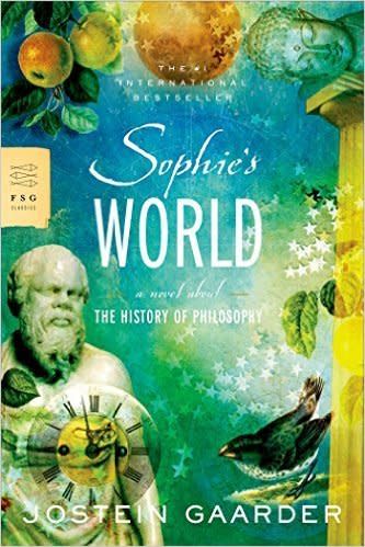 "Sophie Amundsen arrives home from school to find two cryptic messages in her mailbox: 'Who are you?' and 'Where does the world come from?' Soon she is receiving lectures in the mail on ancient thought from an unknown correspondent. ... A climactic philosophical garden party becomes the novel's most comic and memorable set piece, inserting into this Norwegian book of virtues, with its homage to the Western intellectual canon and its spirit of common sense, a counterspirit of carnival and sexual anarchy." --&nbsp;<a href="http://www.nytimes.com/1994/09/25/books/hooked-on-philosophy.html" target="_blank">The New York Times</a>