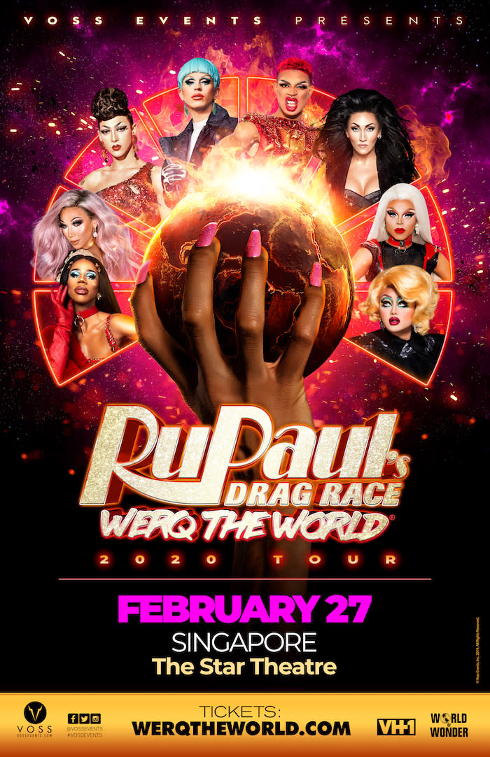 RuPaul main poster. (PHOTO: Voss Events)