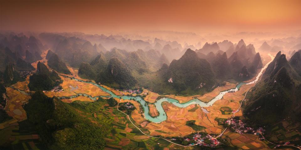 "Ripe Rice Valley" by Cao Ky Nhan.