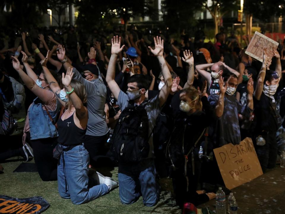 los angeles george floyd protest