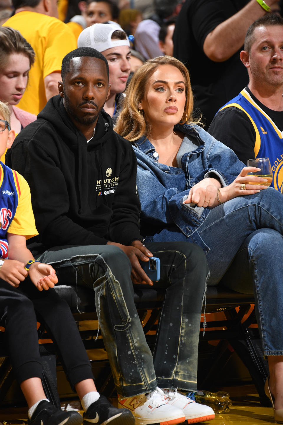 the two court side at a game