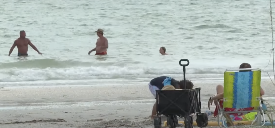 Sanibel Beach is pictured.