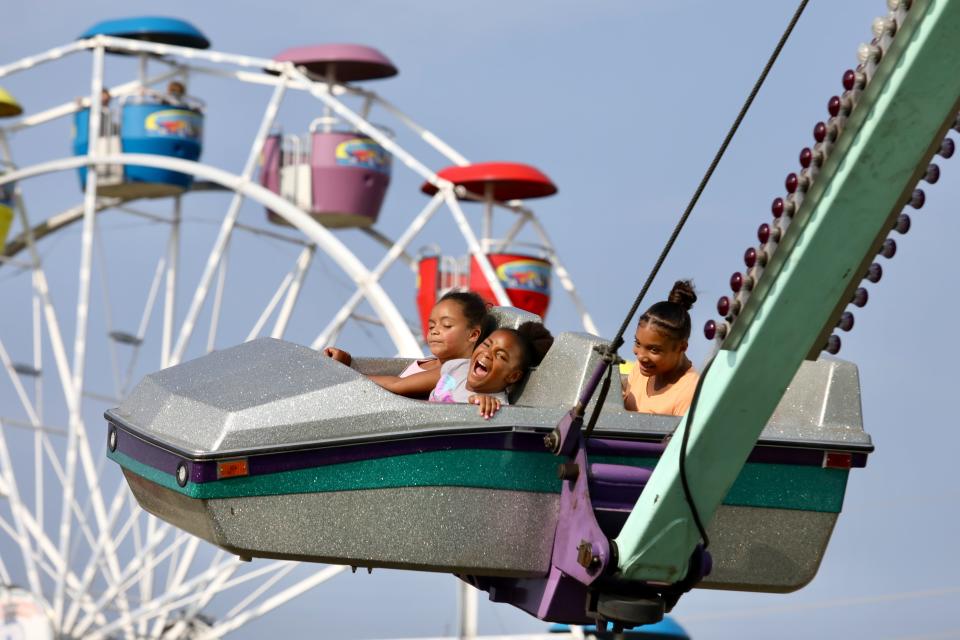 Carnival rides are a staple at our local county fairs.