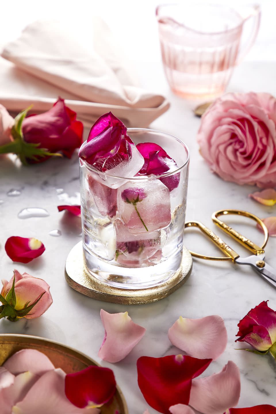 Petal, Pink, Food, Rose, Flower, Garden roses, Dessert, Plant, Cuisine, Rose water, 