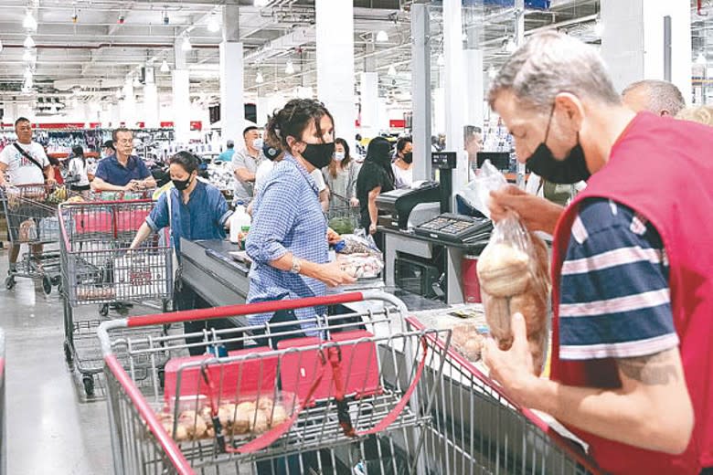 食品是「商品價格」內佔比最大項目，而目前美國食品價格仍在上漲。