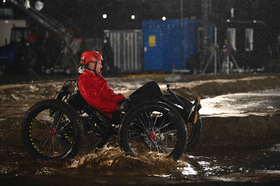 Das Spiel "Quad Fat Bikes" sorgte bei Twitter für Wirbel. (Bild: ddp/ProSieben/Willi Weber)