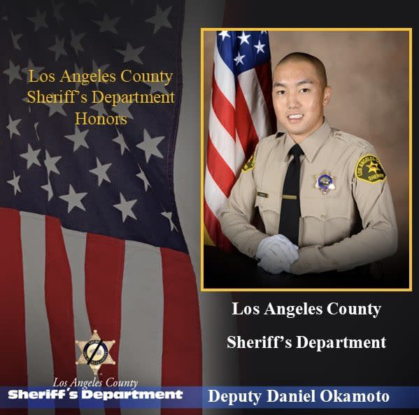 Daniel Okamoto seen in a photo from the Los Angeles County Sheriff’s Department.