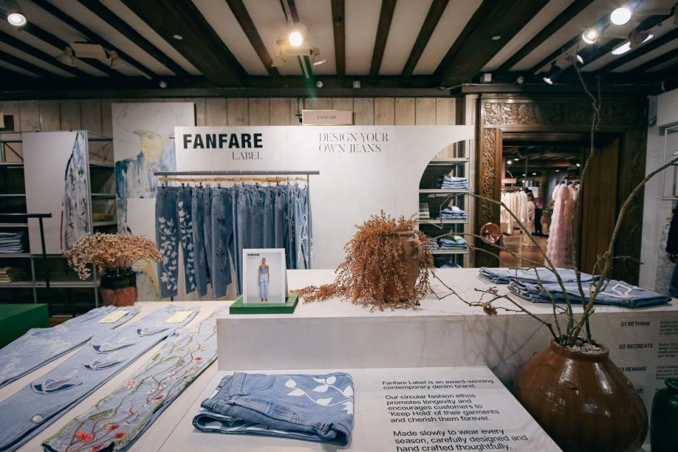 Redesign old denims or recycle them with Fanfare (Fanfare at Liberty)