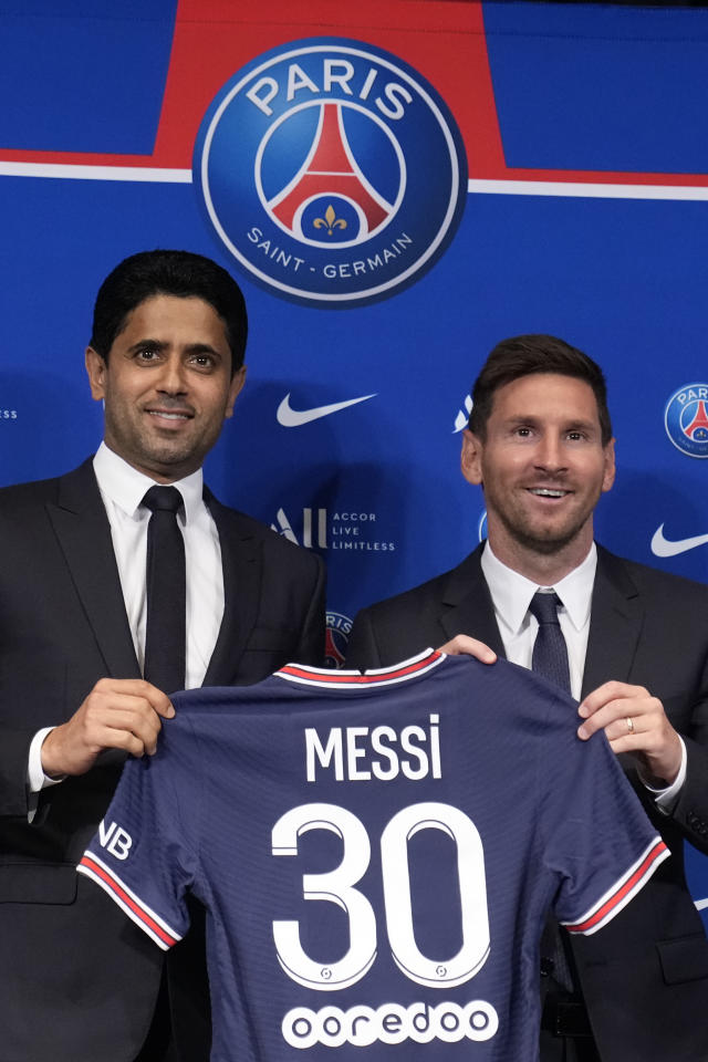 Paris Saint-Germain president 'smiles' at Lionel Messi to MLS