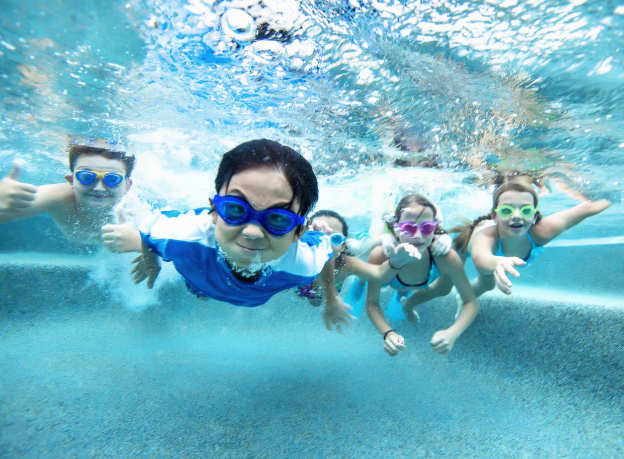 Parents are being urged to consider the colour of swimwear for their children this summer. (Getty Images)