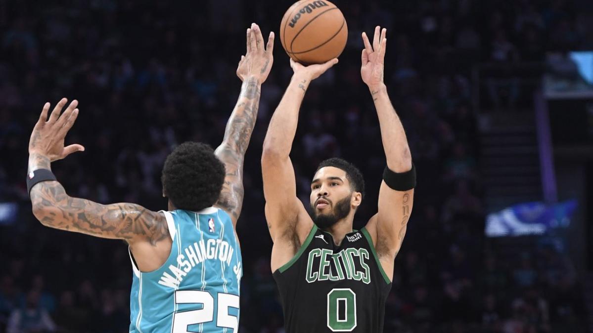 P.J. Washington trolls Jayson Tatum after Hornets upset Celtics in OT