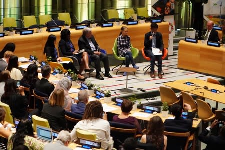 Swedish environmental activist Thunberg appears at Youth Climate Summit at UN's HQ in New York