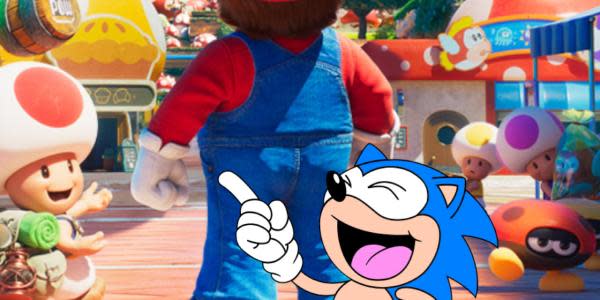 Sonic se burla del trasero de Mario y de sí mismo en comentario viral