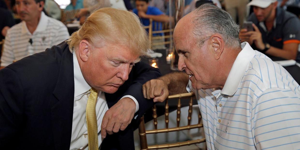 Donald Trump Rudy Giuliani