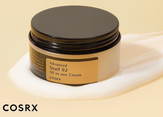 If you want your skin to look dewier and smoother, check out this COSRX all-in-one cream.