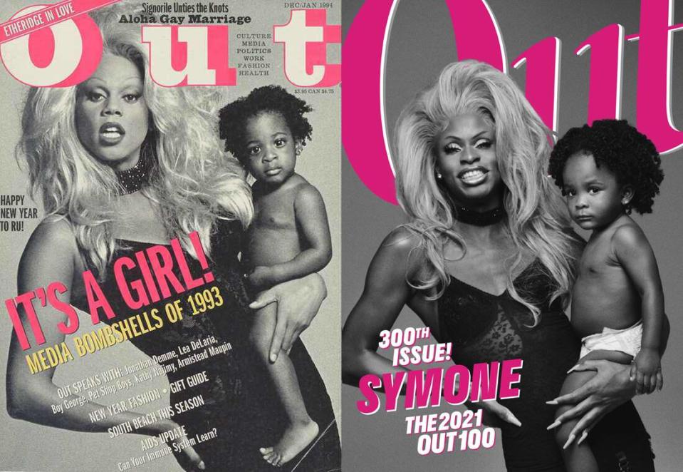 RuPaul, Symone, OUT Magazine Covers