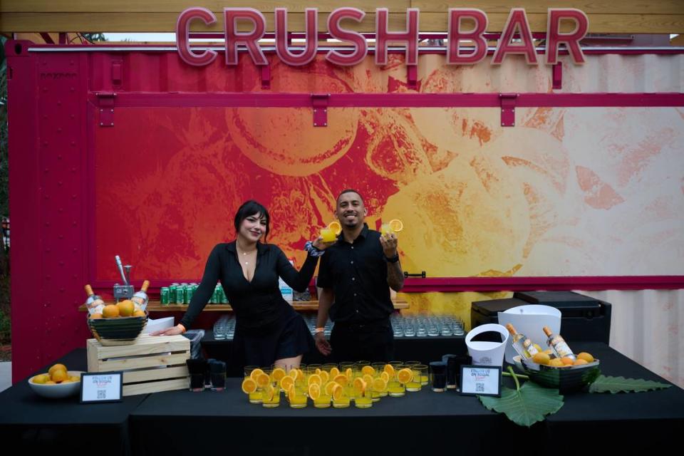 At Crush Bar, bartenders will make you a cocktail of fresh juice and your choice of alcohol over crushed ice.