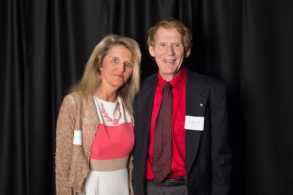 Scholarship donors and their recipients are honored at the annual Scholarship Donor Dinner on Tuesday, April 29, 2014.